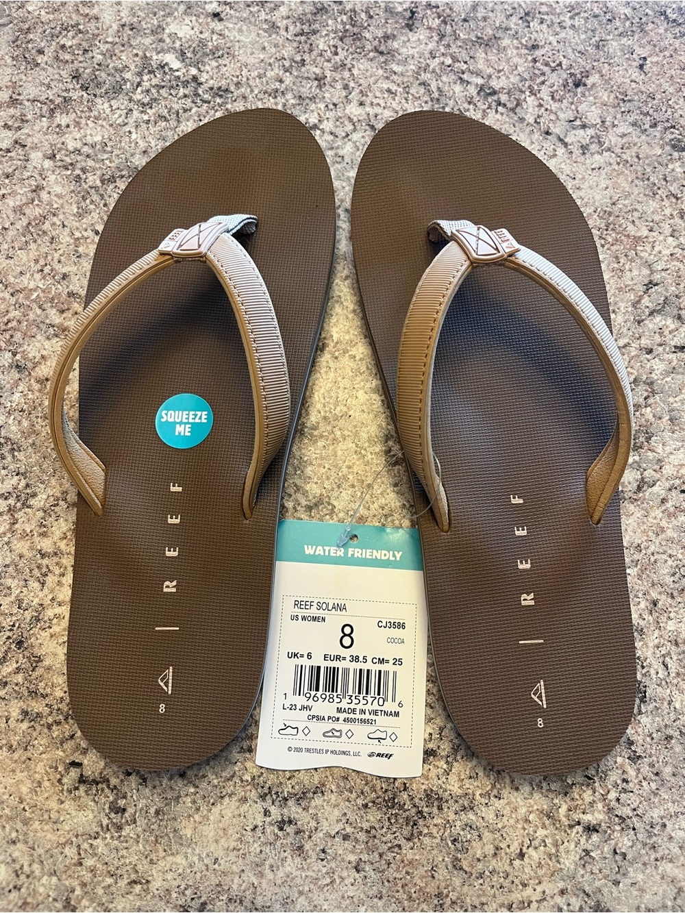 Reef Solana Brown Women's Flip Flops